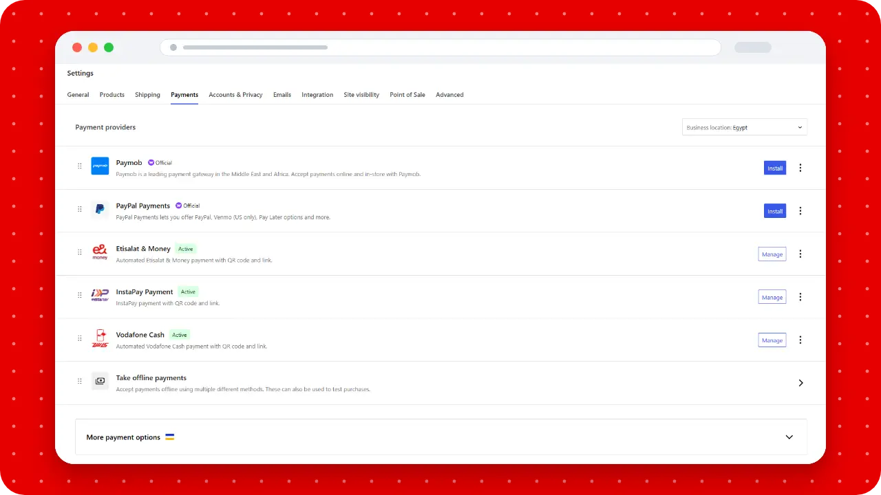 Vodafone Cash Payment for WooCommerce