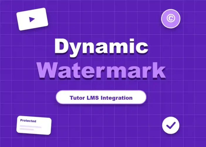 dynamic watermark tutor lms