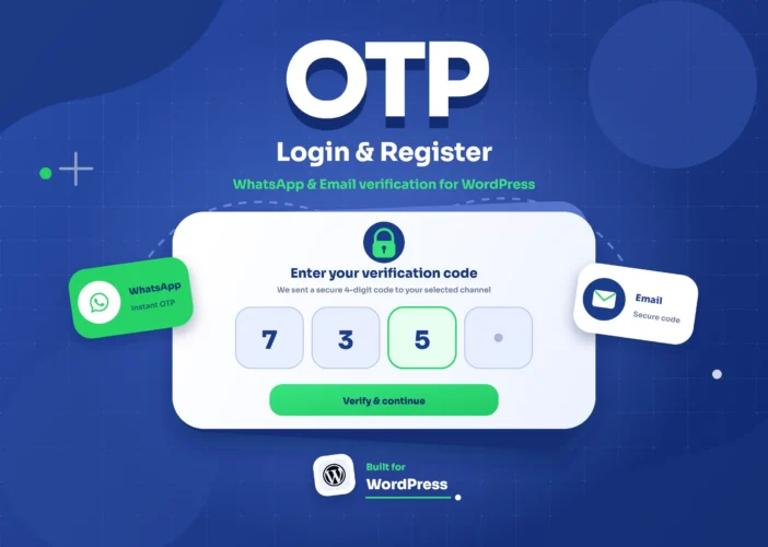 Email WhatsApp OTP Registration